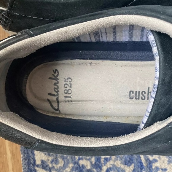 Clarks shoes Men’s 10.5 Low Top Blue Suede 1825 Plus Cushion Casual Sneaker - Picture 5 of 12